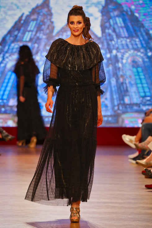 Rochie voal negru I-86