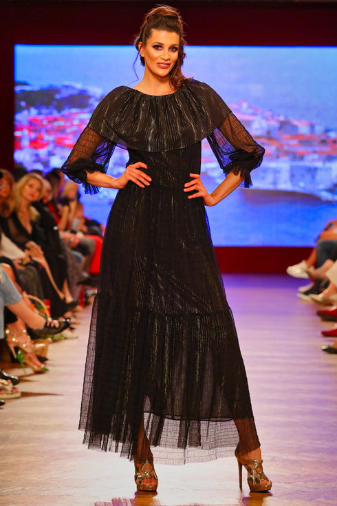 Rochie voal negru I-86