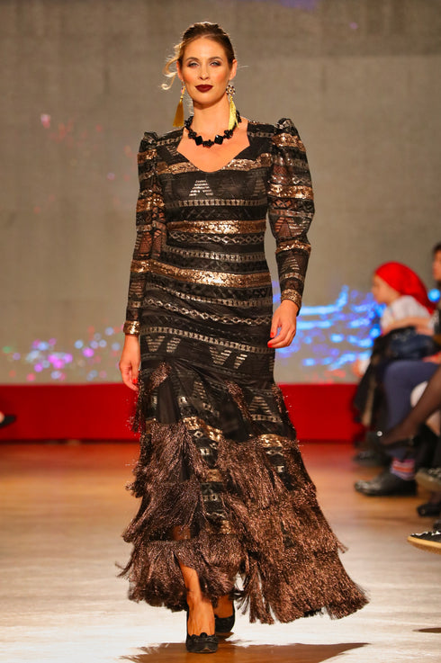 Rochie tul cu broderie P-27