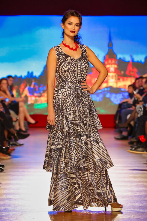 Rochie tul cu paiete P-30