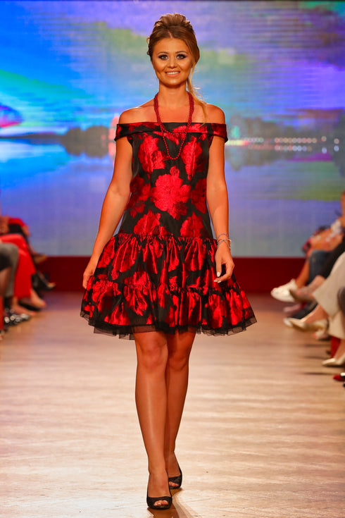 Rochie voal imprimat I-2