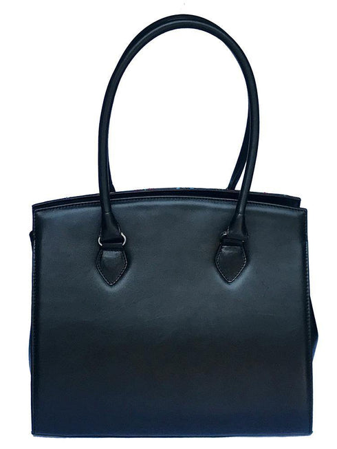 Poseta de piele cu broderie Liza Panait 2805 Liza Panait Liza Panait Online Boutique