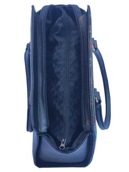 Poseta de piele cu broderie Liza Panait 2811 Liza Panait Liza Panait Online Boutique