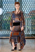 Rochie multicolora catifea MT-22