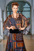 Rochie multicolora catifea MT-22