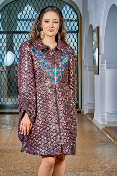 Jacheta fas cu broderie MT-4