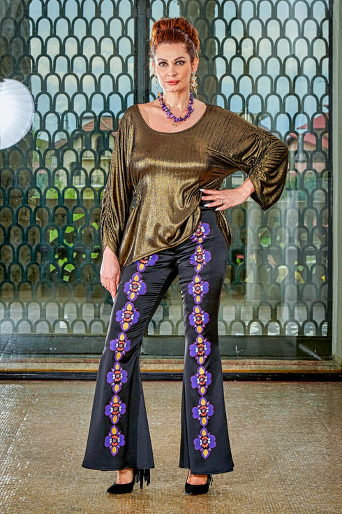 Pantaloni vascoza pictati MT-85