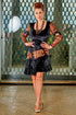 Rochie catifea pictata MT-54