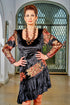 Rochie catifea pictata MT-54