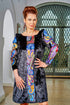 Rochie catifea pictata MT-27