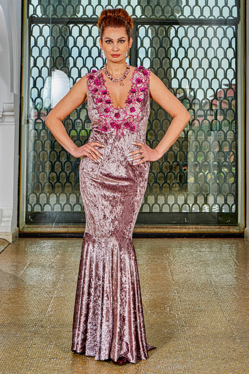 Rochie catifea MT-172