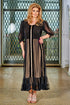Rochie catifea brodata MT-66