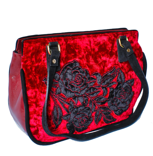 Poseta piele brodata freeshipping - Liza Panait Online Boutique