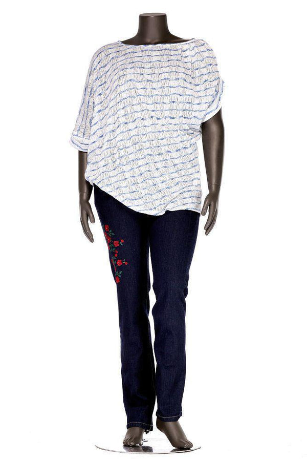 Pantalon denim Liza Panait Liza Panait Online Boutique