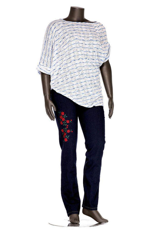 Pantalon denim  Liza Panait Liza Panait Online Boutique