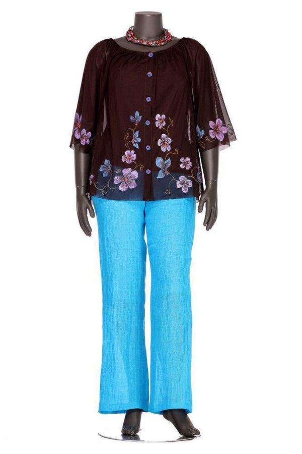 Bluza tull pictata Liza Panait Liza Panait Online Boutique