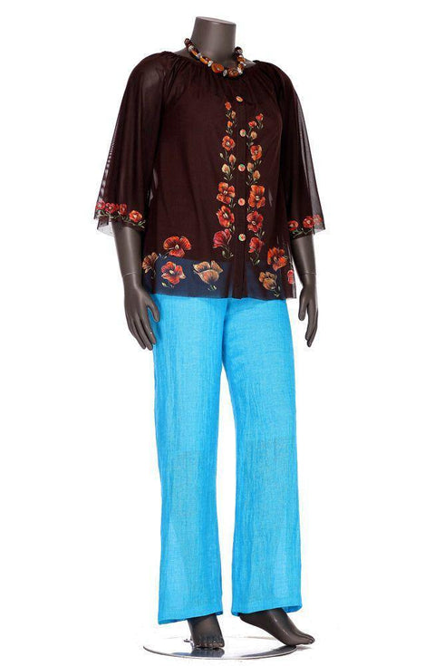 Bluza tull pictata Liza Panait Liza Panait Online Boutique