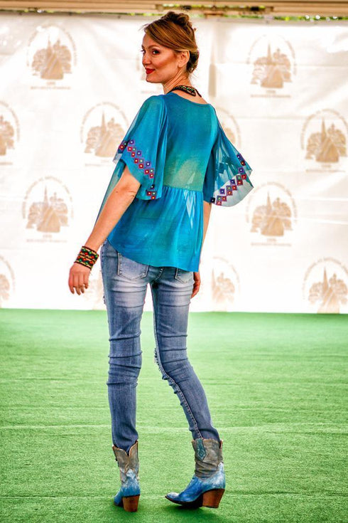 Bluza tull brodat Liza Panait Liza Panait Online Boutique