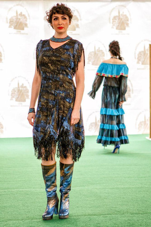 Rochie tull pictata manual Liza Panait Liza Panait Online Boutique