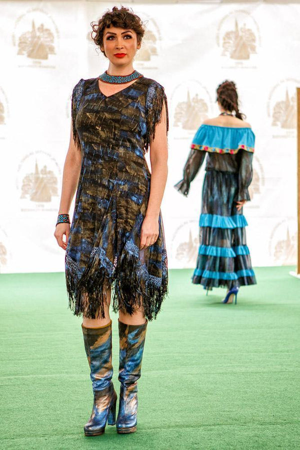 Rochie tull pictata manual Liza Panait Liza Panait Online Boutique