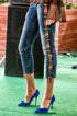 Pantalon denim Liza Panait Liza Panait Online Boutique