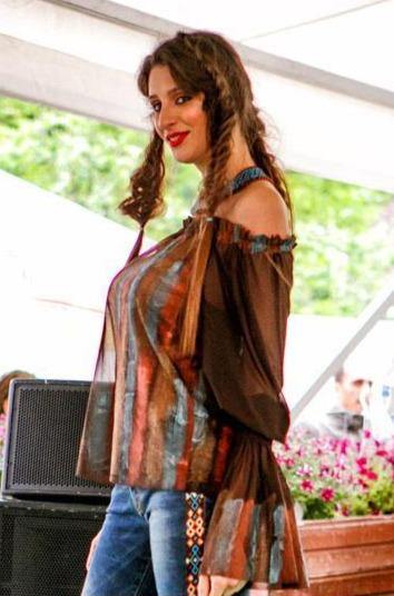 Bluza tull pictata manual Liza Panait Liza Panait Online Boutique