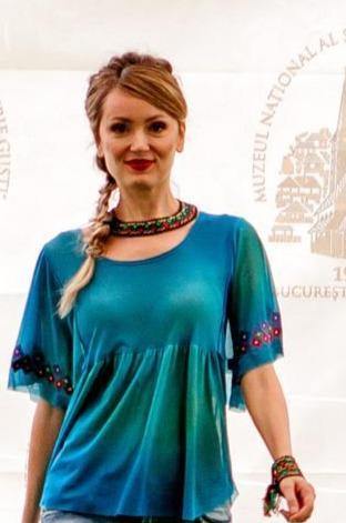 Bluza tull brodat Liza Panait Liza Panait Online Boutique