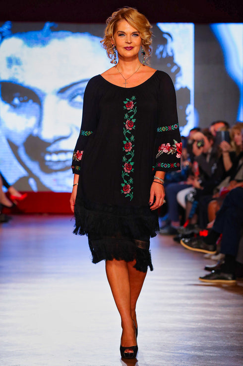 Rochie vascoza neagra Liza Panait Liza Panait Online Boutique