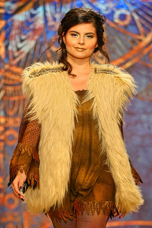 Bluza tul pictat manual cu franjuri PB-17A