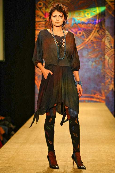 Rochie jerse pictata manual 2288