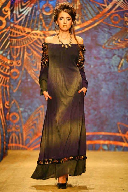 Rochie jerse cu aplicatii 2277