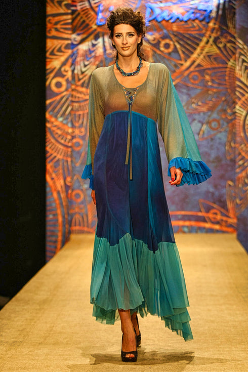 Rochie tull pictata manual 2273