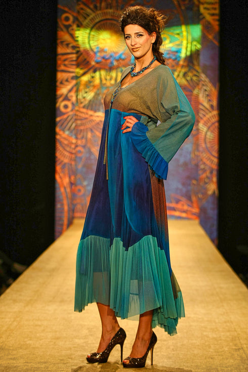 Rochie tull pictata manual 2273