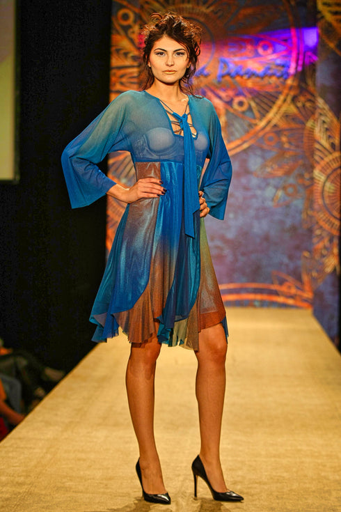 Rochie tull pictata manual 2287