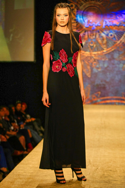 Rochie tull brodat G5120