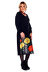 Rochie stofa cu piele Liza Panait Liza Panait Online Boutique
