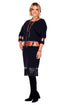 Fusta stofa cu franjuri din piele Liza Panait Liza Panait Online Boutique