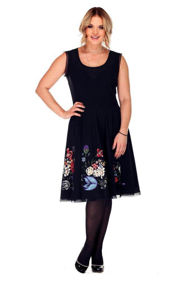 Rochie tull pictata manual Liza Panait Liza Panait Online Boutique