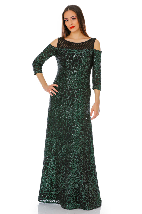 Rochie tull paietat T-55