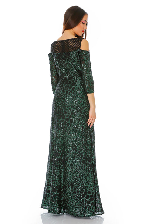 Rochie tull paietat T-55