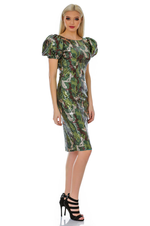 Rochie tull paietat T-63