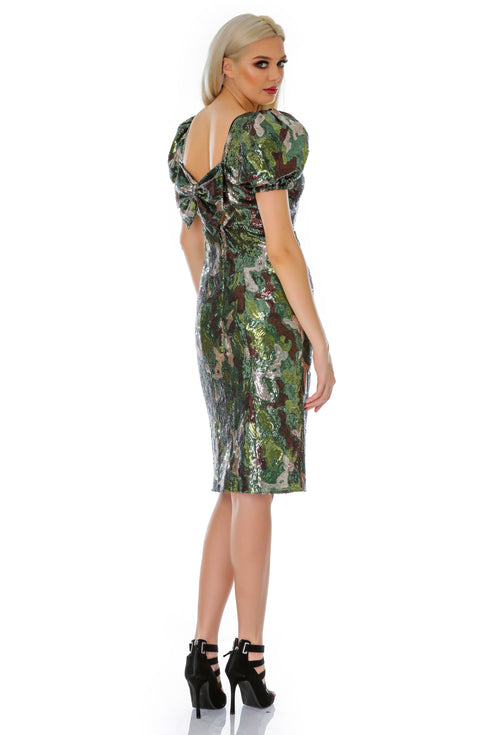 Rochie tull paietat T-63