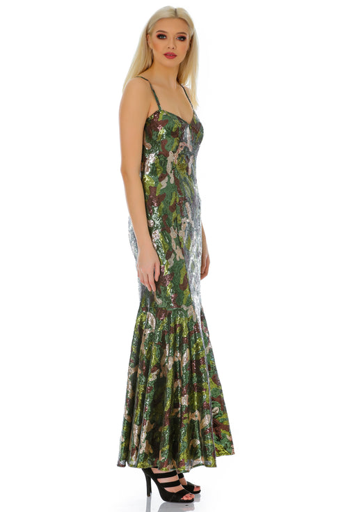 Rochie tull paietat T-65