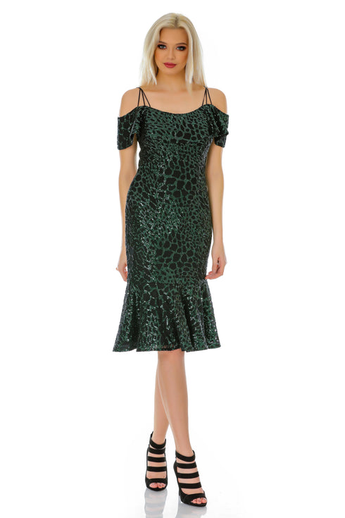 Rochie tull paietat T-67