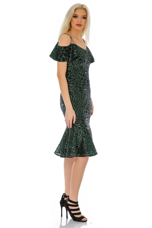 Rochie tull paietat T-67