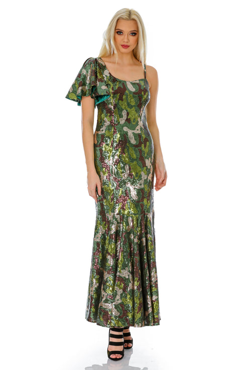 Rochie tull paietat T-68