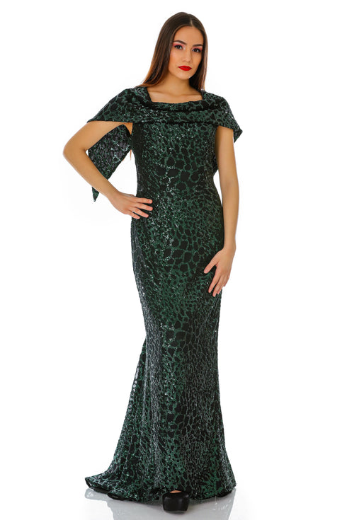 Rochie tull paietat T-75