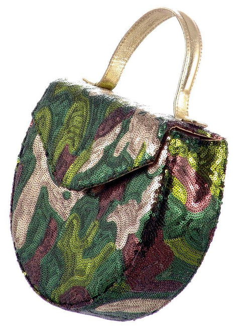 Geanta material paietat si piele Liza Panait Liza Panait Online Boutique