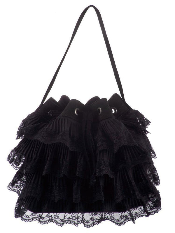 Geanta dantela si piele  Liza Panait Liza Panait Online Boutique