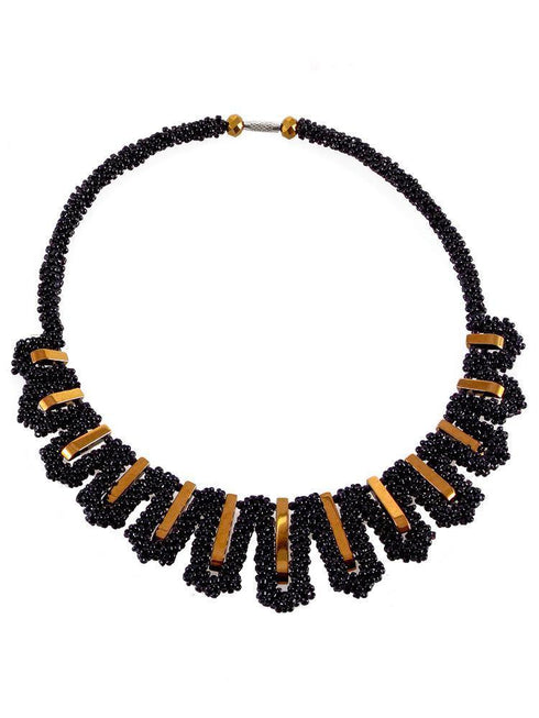 Colier din margele de sticla Liza Panait Liza Panait Online Boutique